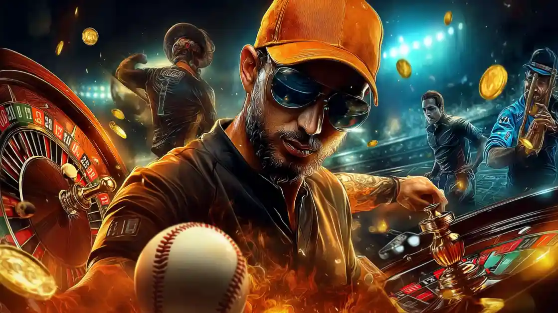 রুলেট টেবিলে মনোযোগী একজন প্লেয়ার।